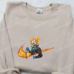 Ghost Rider x Nike Swoosh Hoodie: Best Halloween Gift Nike Inspired Shirt