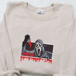 Ghostface Scream Sweatshirt: Spooky Embroidered Shirt at Spirit Halloween