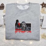 Ghostface Scream Sweatshirt: Spooky Embroidered Shirt at Spirit Halloween