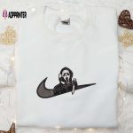 Ghosts & Nike Swoosh: Embroidered Hoodie & Shirt Top Halloween Gift Ideas