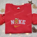 Gingerbread x Nike Embroidered Tshirt: Best Christmas Gift Nike Inspired Shirt