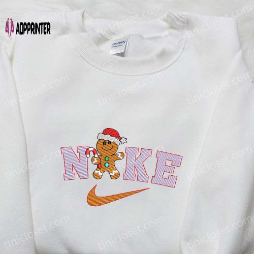 Winnie-the-Pooh x Nike Embroidered Sweatshirt: Custom Cartoon Shirt Perfect Gift Idea