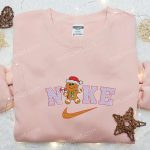 Gingerbread x Nike Embroidered Tshirt: Best Christmas Gift Nike Inspired Shirt