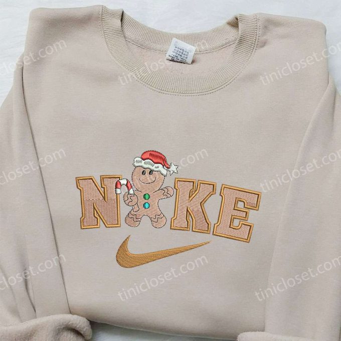 Get Festive with Gingerbread Xmas x Nike Embroidered Hoodie & Shirt – Best Christmas Gift Ideas