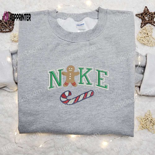 Vintage Nike Embroidered Sweatshirt & Custom Shirt: Perfect Family Gift