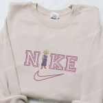 Gohan Super Saiyan 2 x Nike Anime Embroidered Shirt: Dragon Ball Sweatshirt & Nike Inspired Tee