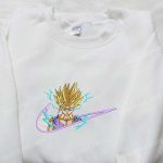 Gohan Super Saiyan x Nike Swoosh Anime Embroidered Shirt – Dragon Ball & Nike Inspired Design