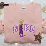 Gohan x Nike Dragon Ball Embroidered Shirt: Customized Nike Apparel for Fans