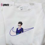 Dragon Ball Gohan x Nike Embroidered Hoodie & Shirt: Anime-Inspired Nike Swoosh Apparel