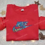 Goku Blue x Nike Embroidered Shirt – Dragon Ball & Custom Design