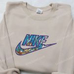 Goku Blue x Nike Embroidered Shirt – Dragon Ball & Custom Design