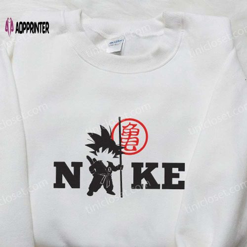 Goku Kid x Nike Anime Embroidered Hoodie & Dragon Ball Shirt – Nike Inspired Unique Designs