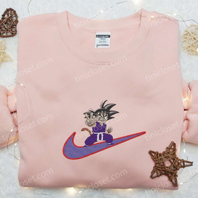 Goku Kid x Nike: Dragon Ball Anime Embroidered Tshirt – Nike Inspired Shirt