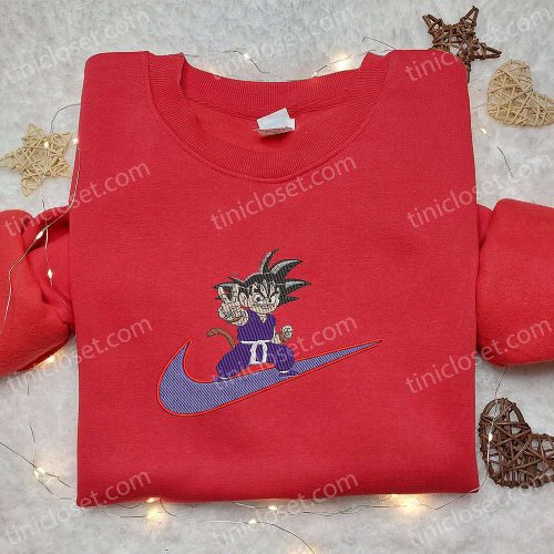 Goku Kid x Nike: Dragon Ball Anime Embroidered Tshirt – Nike Inspired Shirt