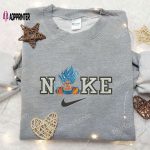 Goku Super Saiyan Blue x Nike Embroidered Sweatshirt – Dragon Ball & Nike Inspired Shirt