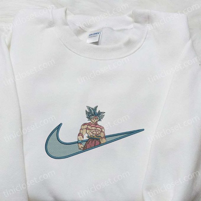 Goku Ultra Instinct Anime Hoodie: Dragon Ball Embroidered Shirt Cool Anime Clothing