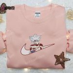 Goku Ultra Instinct x Nike Swoosh Anime Hoodie: Dragon Ball Embroidered Shirt Nike Inspired