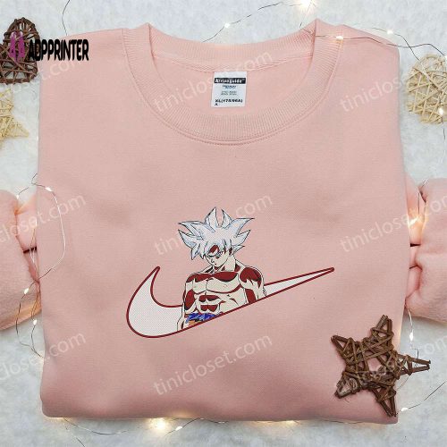 Majin Boo x Nike Swoosh Anime Hoodie & Dragon Ball Embroidered Shirt Nike-inspired Apparel