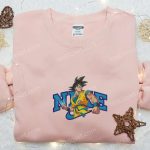 Goku x Nike Anime Embroidered Shirt – Dragon Ball Inspired Trendy Nike Design