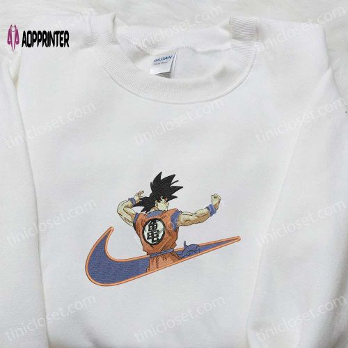 Anime Embroidered Shirt: Edward Newgate x Nike Swoosh & One Piece Custom Nike Shirt