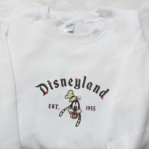 Goofy Disneyland Est 1955 & Disney Halloween Embroidered Shirt: Best Costume T-Shirt Ideas