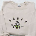 Vintage Goofy Est 1932 & Disney Halloween Embroidered Shirt – Spooky Halloween T-shirts