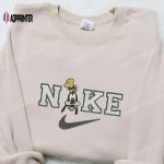 Goofy x Nike Cartoon Embroidered Hoodie – Disney Sweatshirt with Nike-Inspired Embroidery