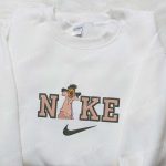 Goofy x Nike Cartoon Embroidered Tshirt & Disney Sweatshirt – Nike Inspired Embroidered Shirt