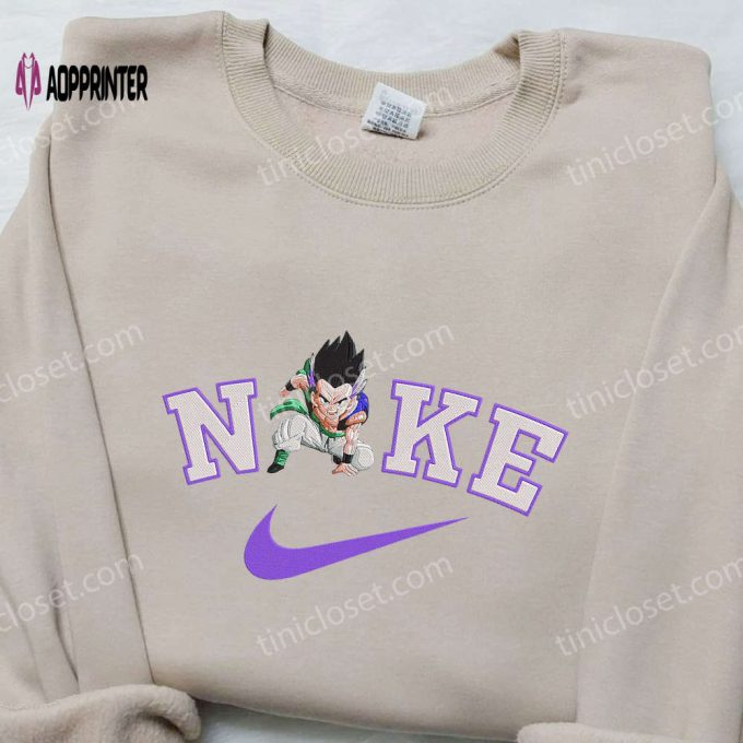 Dragon Ball Nike Embroidered Shirt & Sweatshirt: Gotenks Inspired Apparel