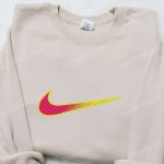 Gradient x Nike Embroidered Sweatshirt – Customized Family Gift Shirt