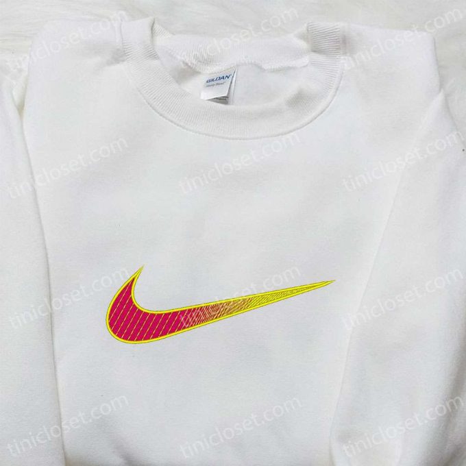 Gradient x Nike Embroidered Sweatshirt – Customized Family Gift Shirt