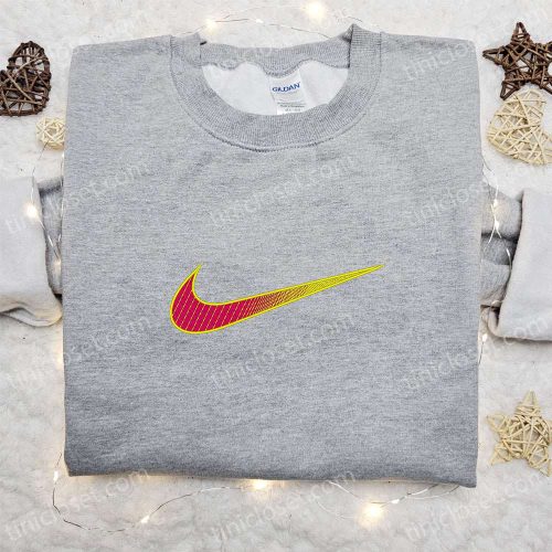 Gradient x Nike Embroidered Sweatshirt – Custom Gift Shirt for Family