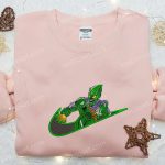 Green Goblin Movie x Swoosh Hoodie & Marvel Cinematic Universe Shirt: Best Family Gift Ideas