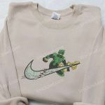 Spider-Man x Nike Embroidered Shirt: Green Goblin Inspired Design for Ultimate Style