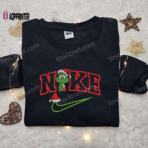 Groot x Nike Movie Embroidered Sweatshirt Marvel & Nike Inspired Embroidered Shirts