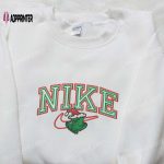 Grinch Xmas x Nike Movie Embroidered Hoodie & Shirt: Best Christmas Gift Ideas