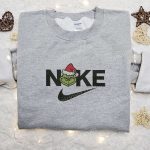 Grinch Xmas x Nike Movie Embroidered Sweatshirt – The Best Christmas Gift Idea Nike Inspired Shirt