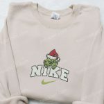 Grinch Xmas x Nike Movie Embroidered Tshirt – Best Christmas Gift Ideas Nike Inspired Shirt