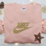 Stylish Gucci x Nike Logo Embroidered Shirt – Perfect Family Gift