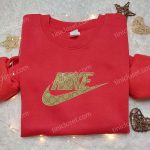 Stylish Gucci x Nike Logo Embroidered Shirt – Perfect Family Gift