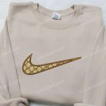 Gucci x Nike Swoosh Embroidered Shirt: Best Nike Inspired Gift for Family