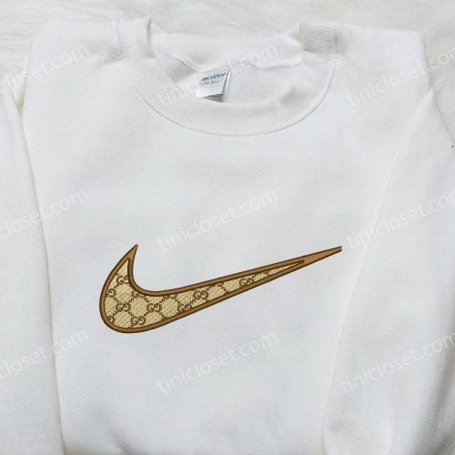 Gucci x Nike Swoosh Embroidered Shirt: Best Nike Inspired Gift for Family