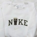 Guinness Beer x Nike Embroidered Shirt: Custom Favor Drinking Tee