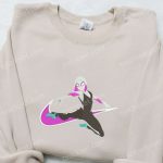 Gwen Movie x Swoosh Embroidered Sweatshirt: Marvel Cinematic Universe Shirt – Best Family Gift Ideas