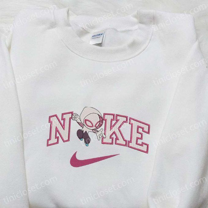 Marvel Comics Embroidered T-shirt & Gwen x Nike Movie Sweatshirt: Best Family Gift Ideas