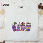 Halloween Coffee Sweatshirt & Hoodie: Best Embroidered Gifts for Family