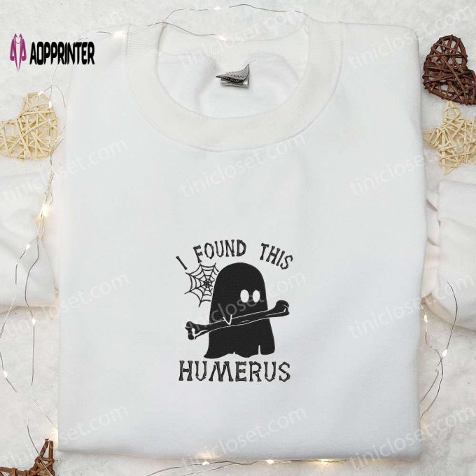 Halloween Ghost Humerus Sweatshirt: Cool Shirt & Best Gift for Halloween Lovers