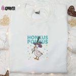 Halloween Honkus Ponkus Silly Goose Embroidered Shirt – Spooktacular Animal Halloween Shirt