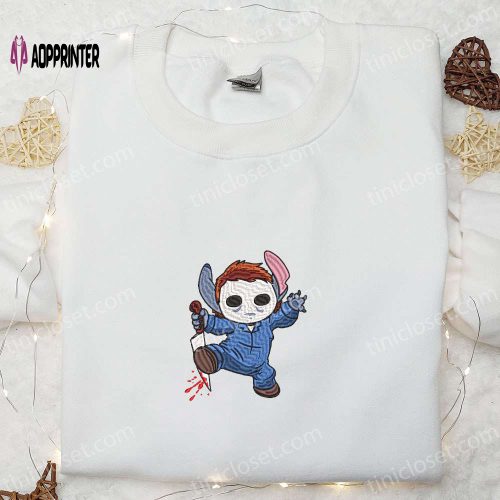 Spooky Sally Nightmare Before Christmas Embroidered Shirt – Halloween Pumpkin Skull Cool Design