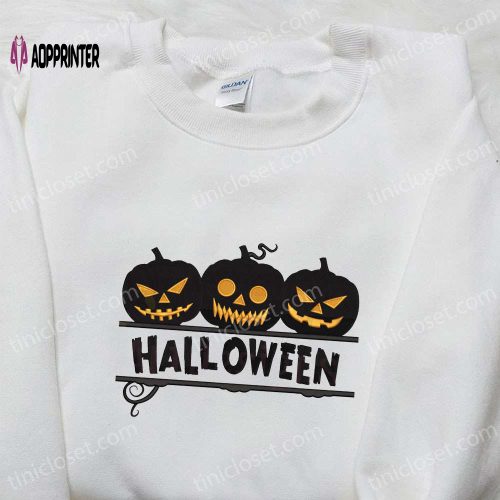 Cute & Cool Halloween Embroidered Shirt: Best Gift for Halloween Lovers